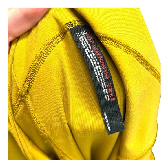 Free People Movement All Star Onesie Jumpsuit Alchemy Yellow Size Medium - Picture 8 of 9